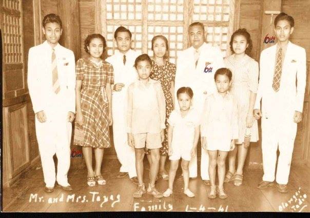 Ailes-Tayag Family, Jan 4, 1941